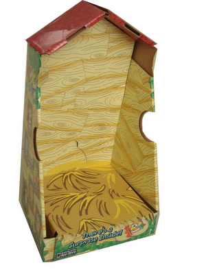 Caixa de papel de exposição de cartão personalizado portátil leve